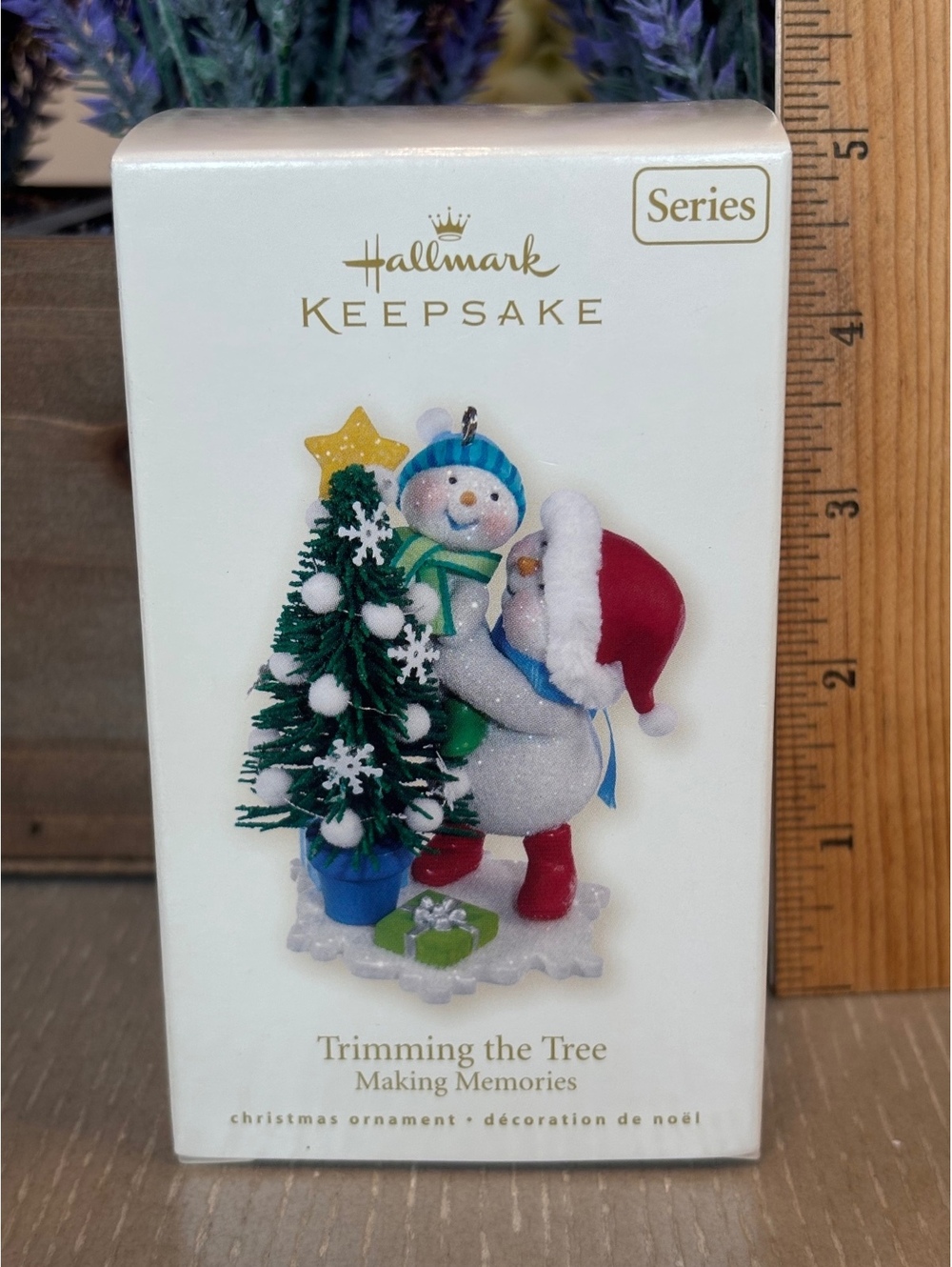 Hallmark Keepsake Series Trimming the Tree Christmas Ornament 2008